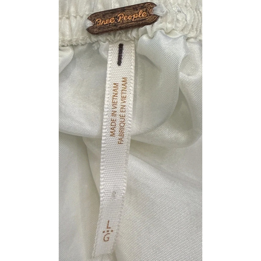 Free People White Tiered Midi Skirt - Picture 7 of 9